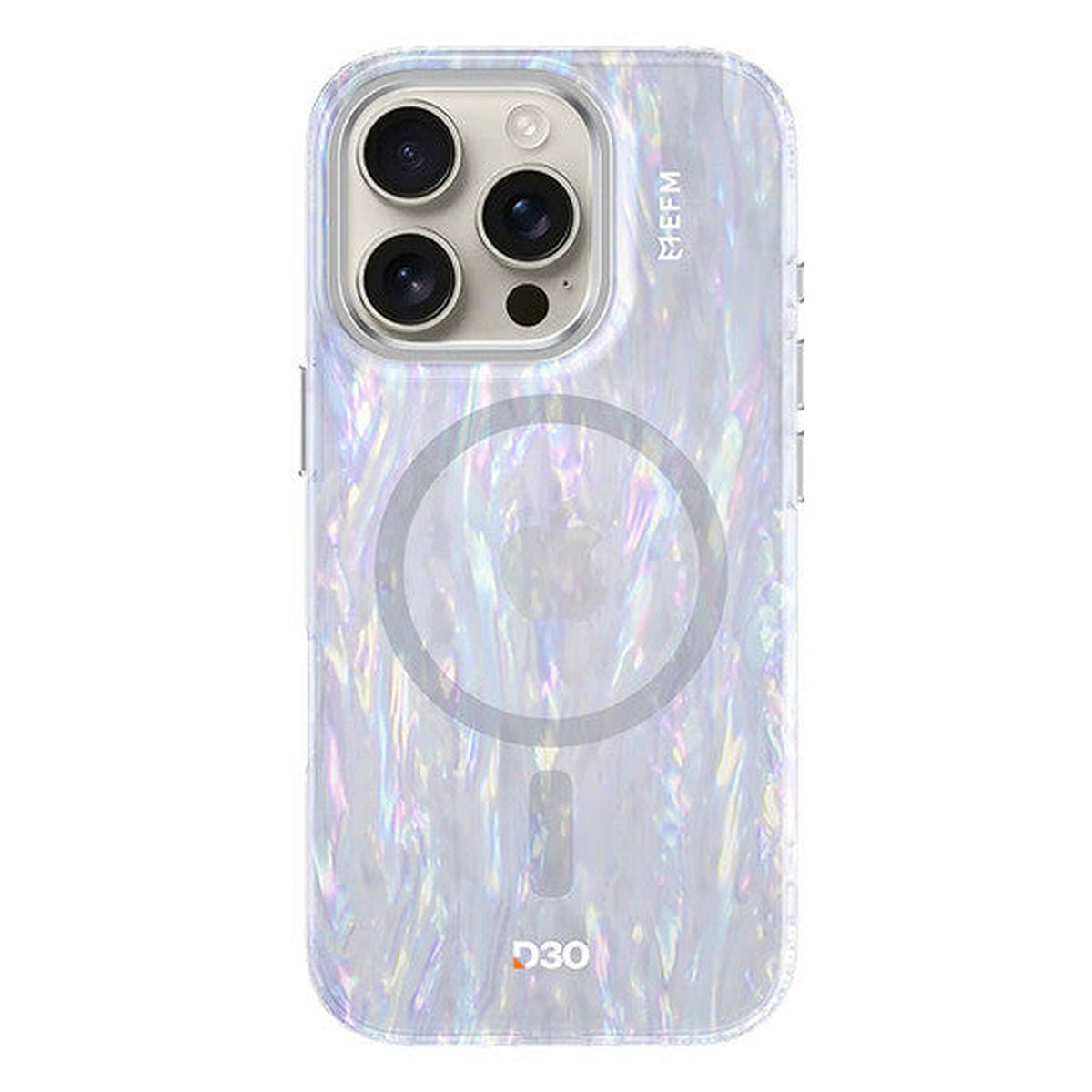 EFM Volta D3O Case for iPhone 16 Pro Max - Mother of Pearl - EFCVTAE612PEA