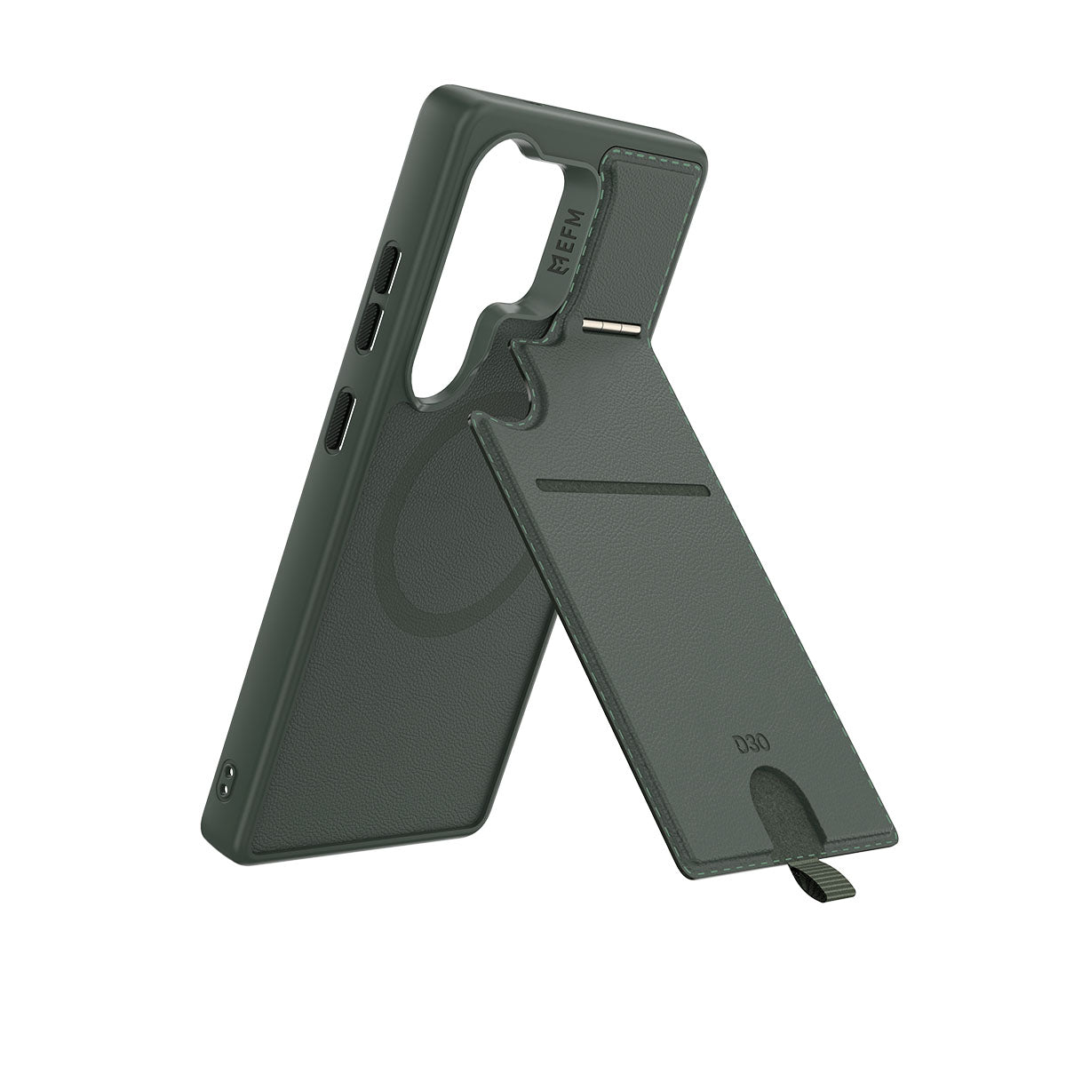 EFM Berlin Wallet Case for Samsung Galaxy S25 Ultra - Green - EFCBLSG296GRN