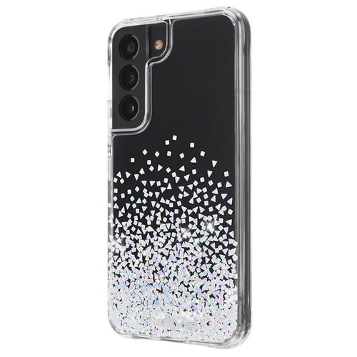 Case-Mate Twinkle Ombre Diamond Galaxy S22 case, angled rear and right side