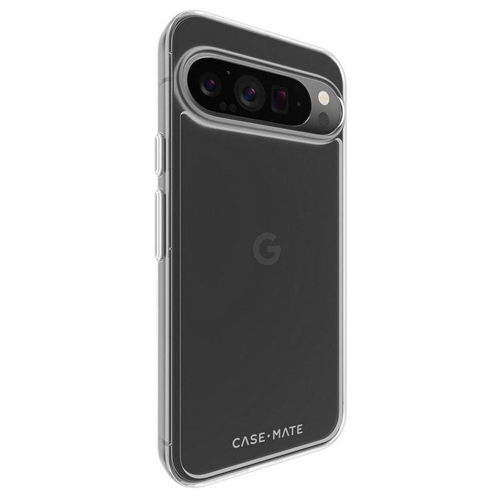 Case-Mate Tough clear Pixel 9 Pro XL case, angled rear view