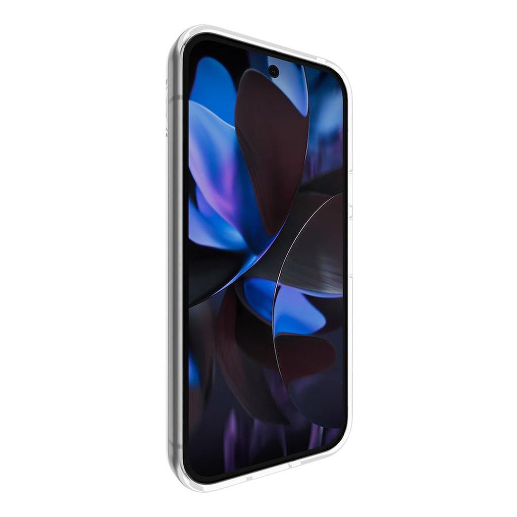 Case-Mate CM053934 Tough Clear case for Google Pixel 9 / 9 Pro, front view from opposite side; phone not included