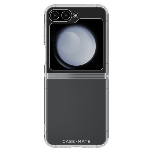 Case-Mate Tough Clear Galaxy Z Flip6 case, rear view