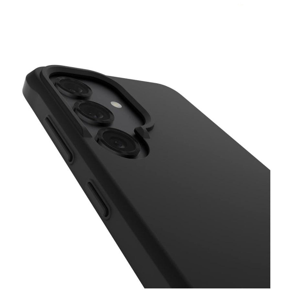 Close-up of the black Case-Mate Tough Galaxy S25 Plus case camera surround and buttons