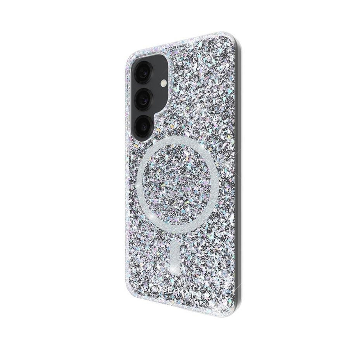 Case-Mate CM055916 Galaxy S25 case, opposite rear angle with magnetic ring