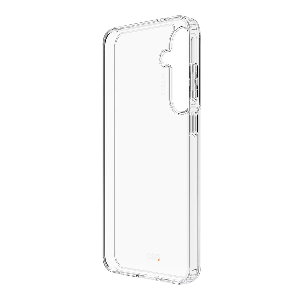 EFM Alaska D3O BIO Clear case for Samsung Galaxy S24 FE, angled interior view