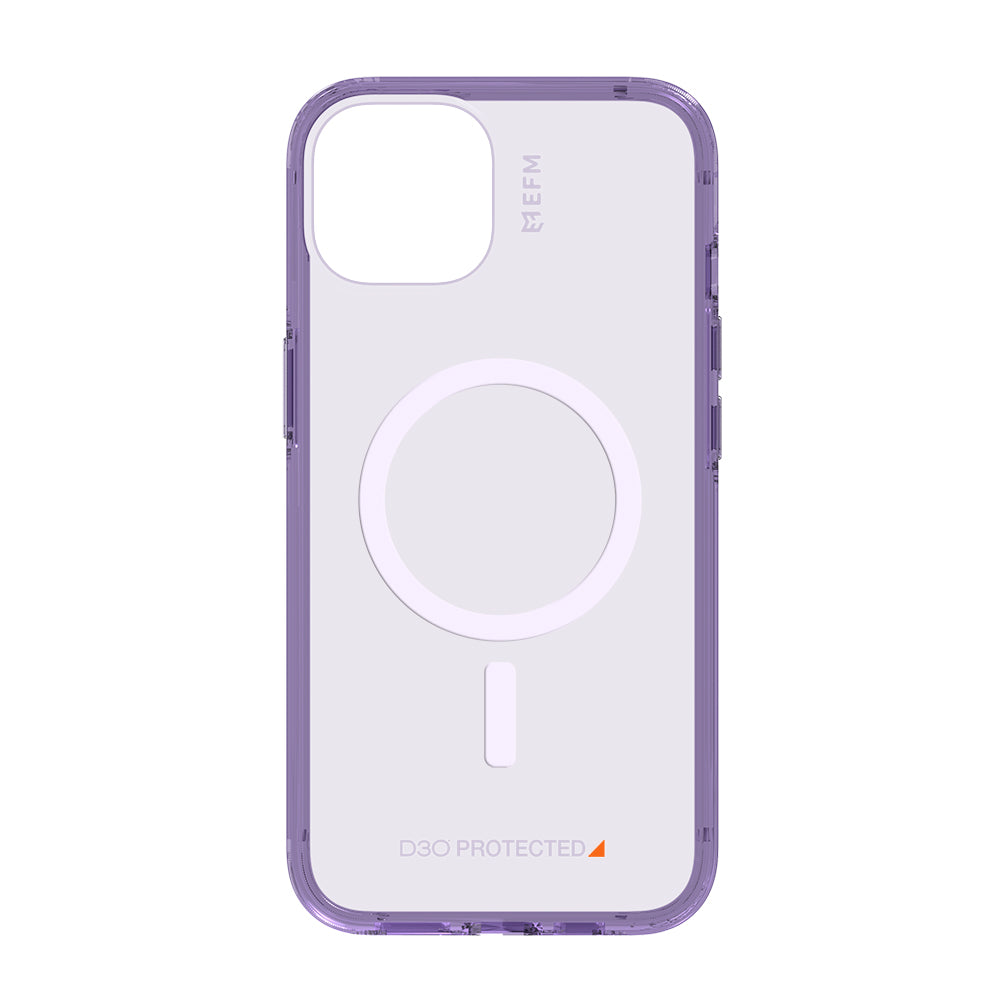 EFM Alta D3O Crystalex Purple case, rear view of the empty case