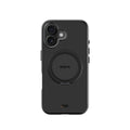 EFM Alta D3O Bio Black case EFCTAAE610BLA fitted to iPhone 16 Plus, rear view