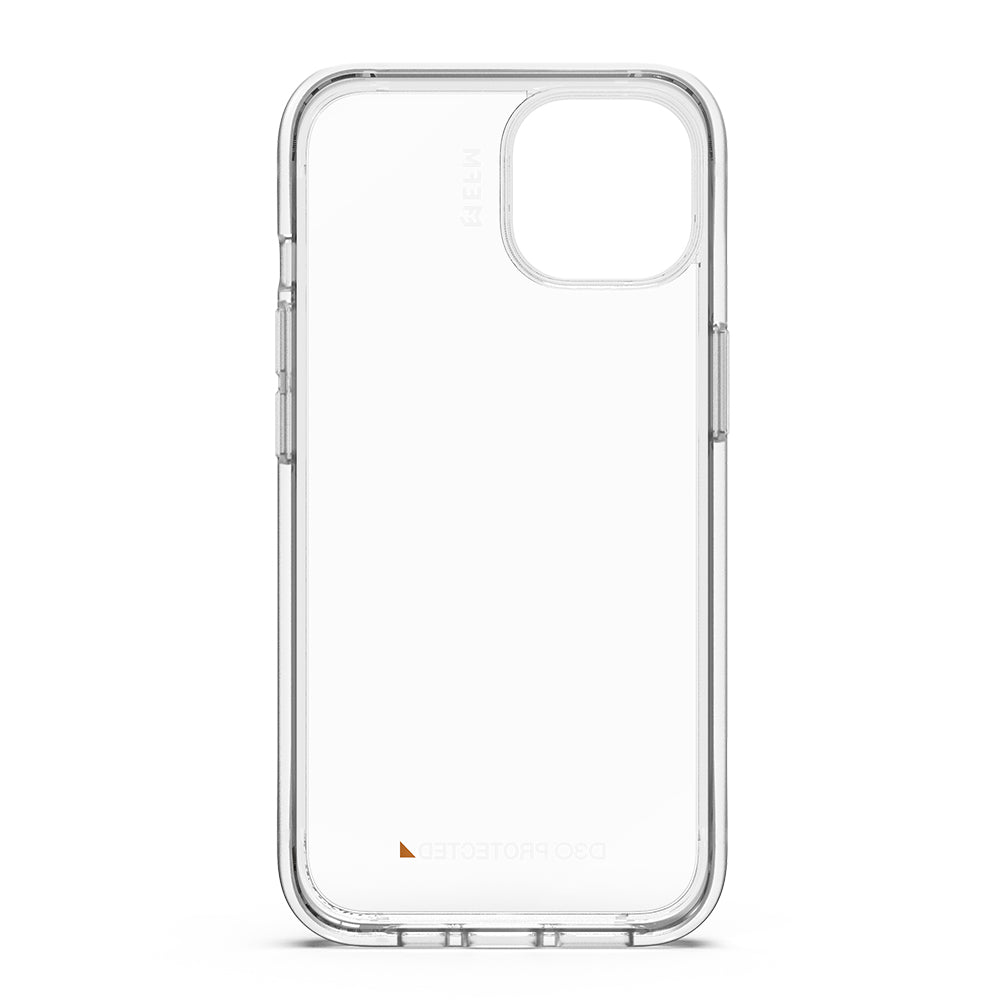 EFM Alta Pure D3O Crystalex Clear iPhone 14 Plus case, straight interior view