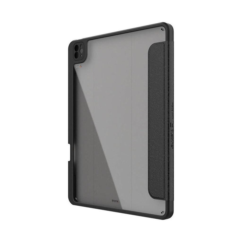 EFM Aspen Folio Case Armour for iPad Pro 12.9-inch in black – Rear view from the opposite angle