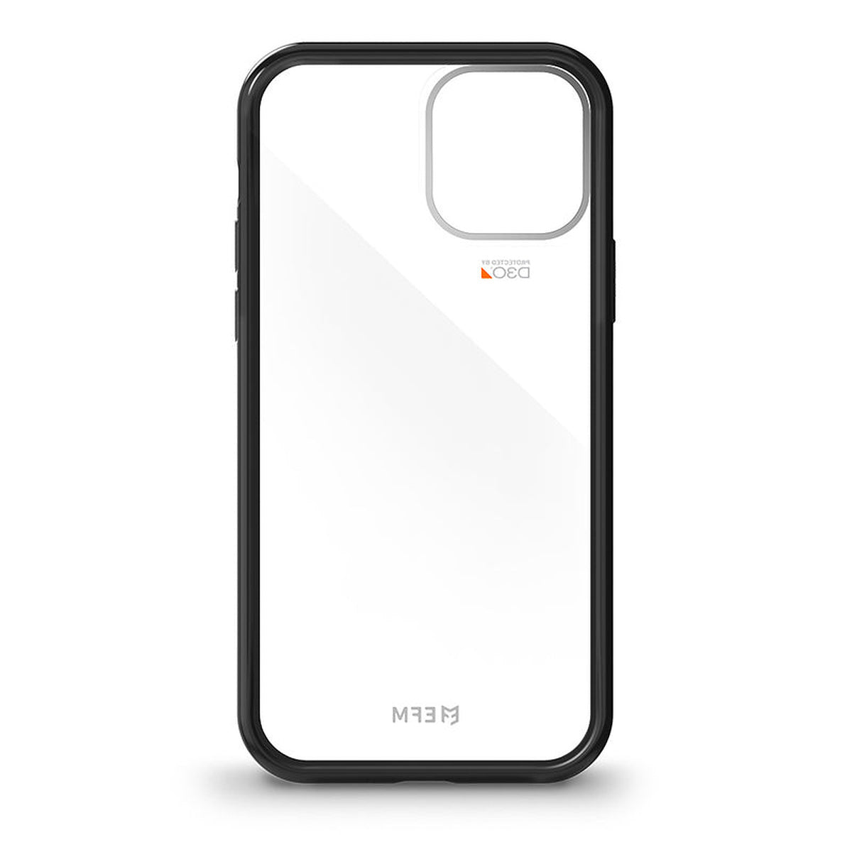 EFM Aspen Slate Grey iPhone 12 Pro Max case, straight-on interior view