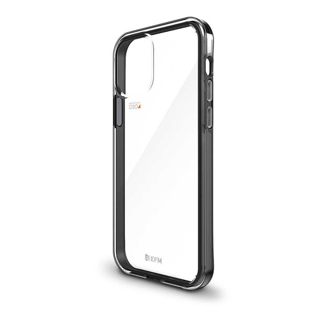 EFM Aspen Slate Grey iPhone 12 Pro Max case, angled rear view