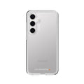 EFM Aspen D3O BIO Clear case fitted to Samsung Galaxy S24 Plus, rear view; phone not included