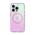EFM Aspen D3O BIO iPhone 15 Pro Max case in Glitter Pearl, rear view fitted to iPhone 15 Pro Max, EFCDUAE608GLP