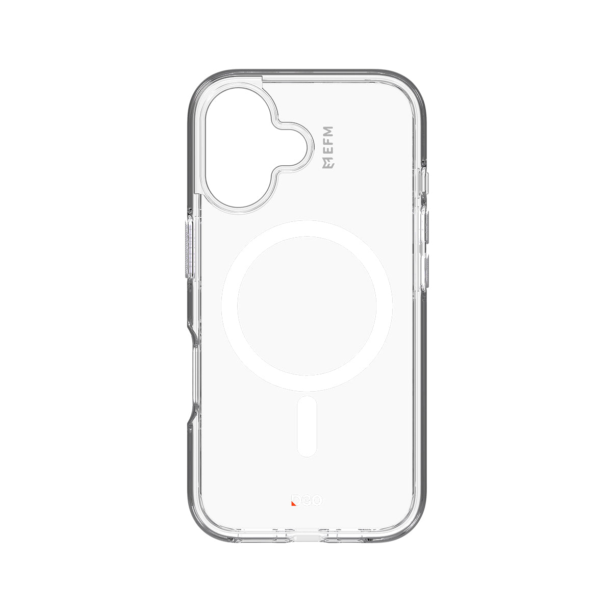 EFM Aspen D3O Bio clear iPhone 16 MagSafe case EFCDUAE609CLE without phone