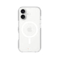 EFM Aspen D3O Bio clear MagSafe case EFCDUAE609CLE shown fitted to an iPhone 16