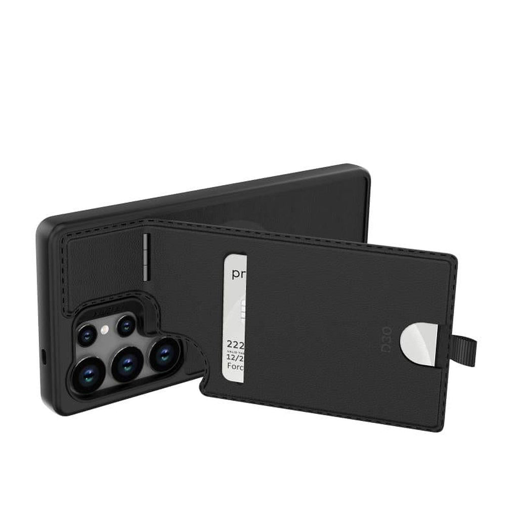 EFM Berlin Galaxy S25 Ultra Black wallet case - product view 2