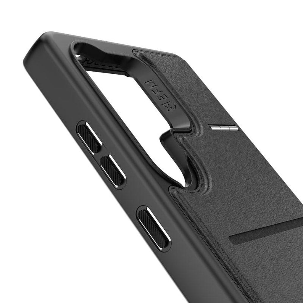 EFM Berlin Galaxy S25 Ultra Black wallet case - product view 3