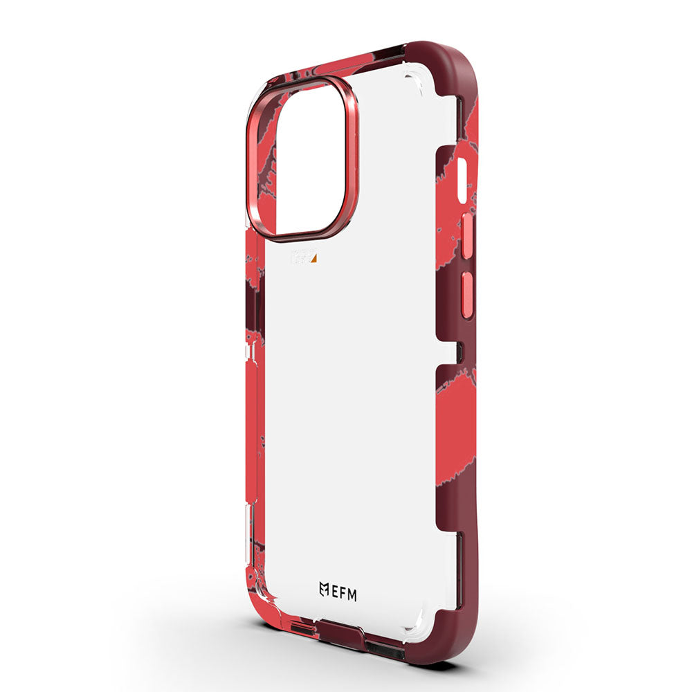 EFM Cayman iPhone 13 Pro Thermo Fire case viewed at an angle from the rear