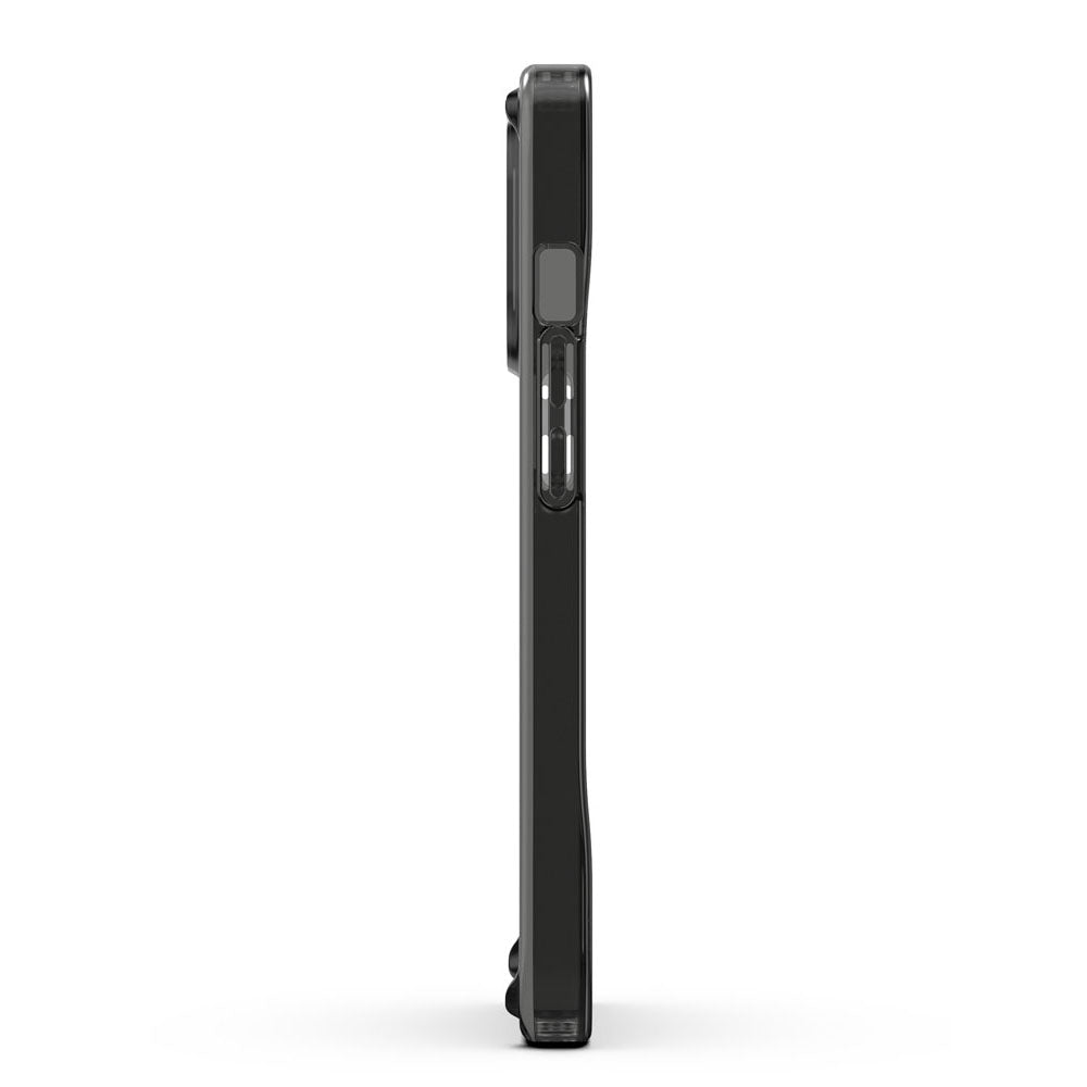 EFM Bio+ D3O case for iPhone 12 Pro Max and iPhone 13 Pro Max in Smoke Clear EFBIOAE193SMC – side profile