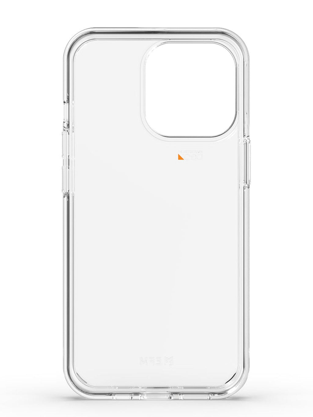 EFM Alaska Clear iPhone 12 and 13 Pro Max case, straight inside view