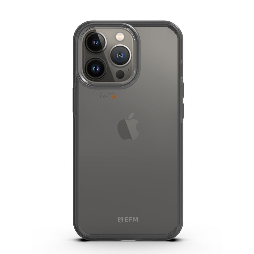 EFM Alaska D3O Crystalex Smoke Black case for iPhone 13 Pro EFCALAE194SMB - Fitted to iPhone 13 Pro