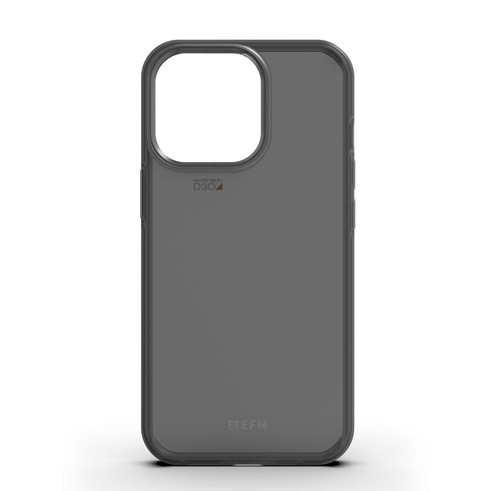 EFM Alaska D3O Crystalex Smoke Black case for iPhone 13 Pro EFCALAE194SMB - Rear view