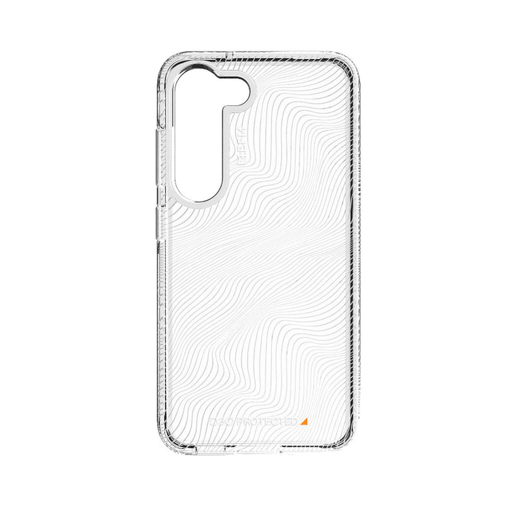 EFM Aspen Crystal Clear Samsung Galaxy S23 Plus case, rear view