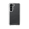 EFM Aspen Crystal Clear case fitted to Samsung Galaxy S23 Plus, rear view