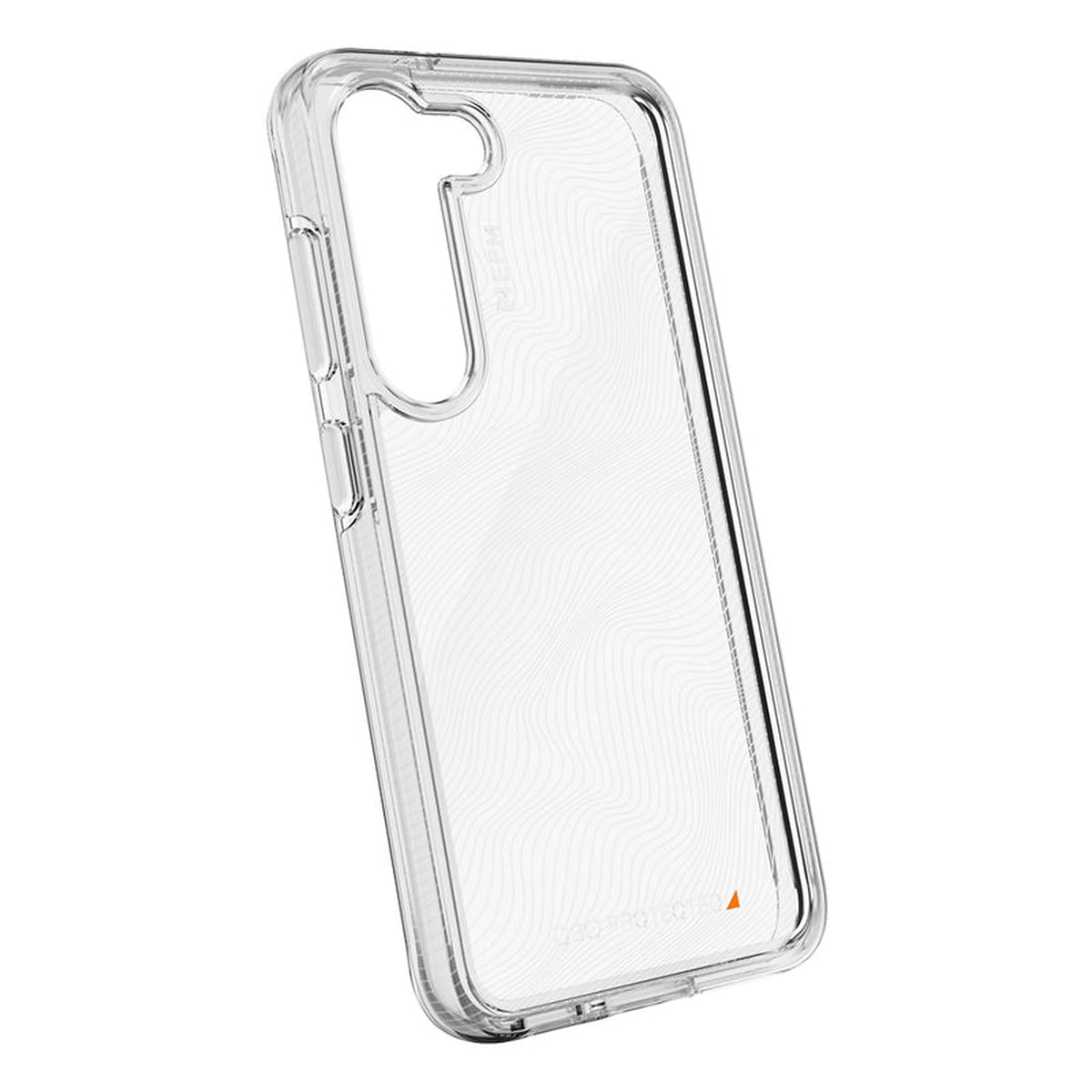 EFM Aspen Crystal Clear Samsung Galaxy S23 Plus case, opposite angled view