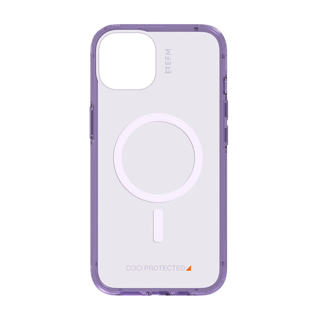 EFM Alta Purple iPhone 13 and 14 case, rear view