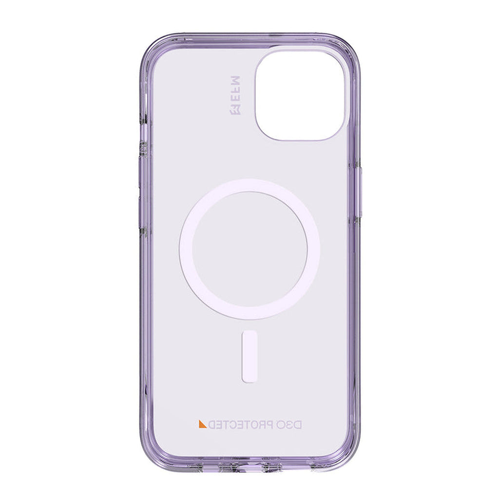 EFM Alta Purple iPhone 13 and 14 case, straight inside view