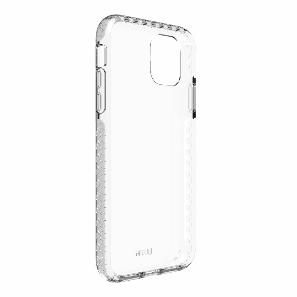 EFM Zurich iPhone 11 Pro case in Crystal Clear, angled interior view — EFCTPAE170CLE