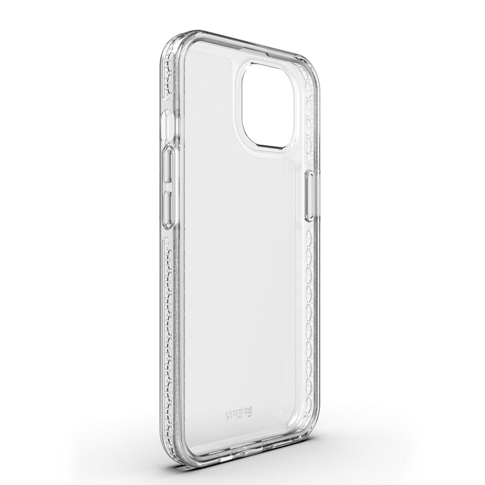 EFM Zurich Frost Clear case for iPhone 13 mini and 12 mini EFCTPAE191FRC - Angled interior view
