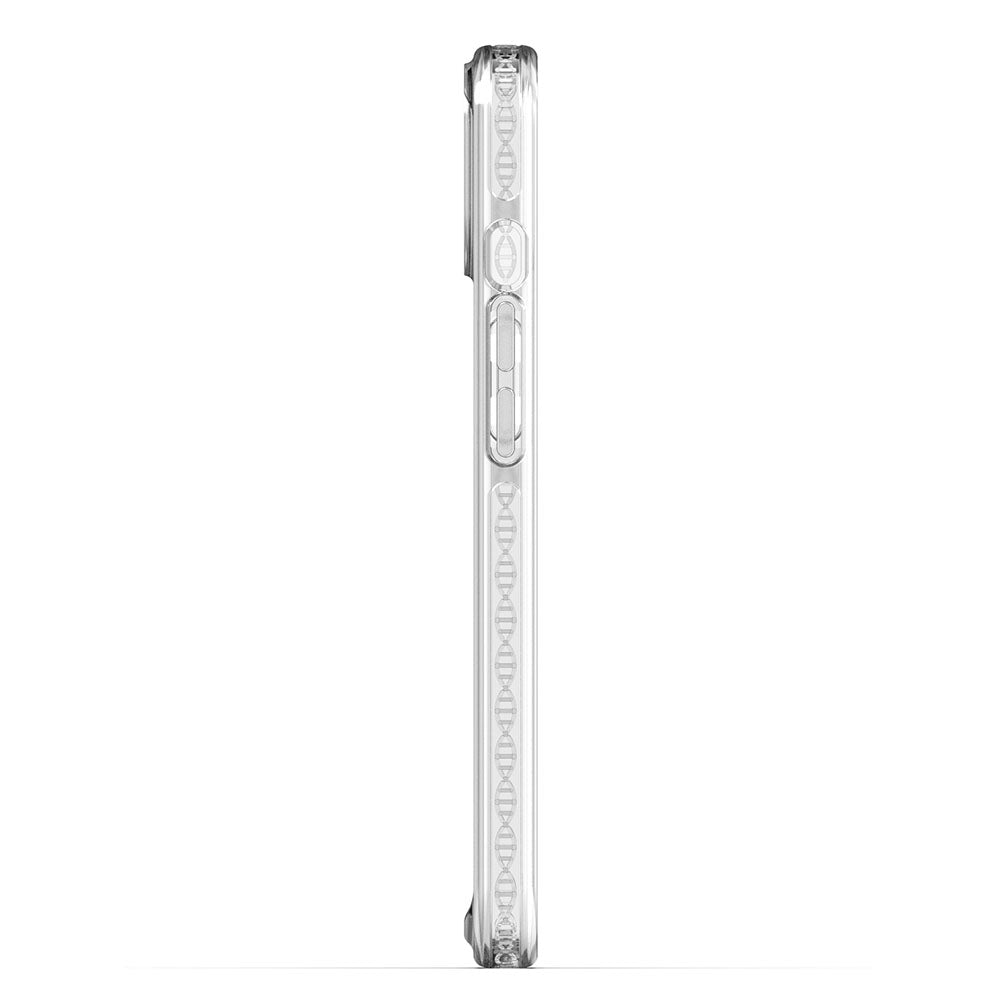 EFM Zurich Frost Clear case for iPhone 13 mini and 12 mini EFCTPAE191FRC - Side profile and button covers