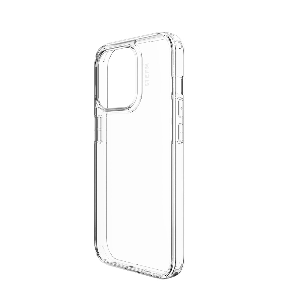EFM Zurich clear case for iPhone 15 Pro Max EFCTPAE608CLE, angled view