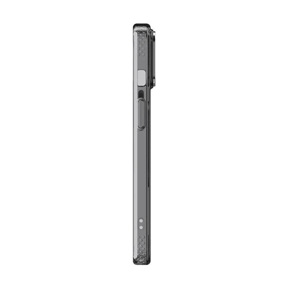 EFM Volta Black iPhone 15 Plus case, side profile
