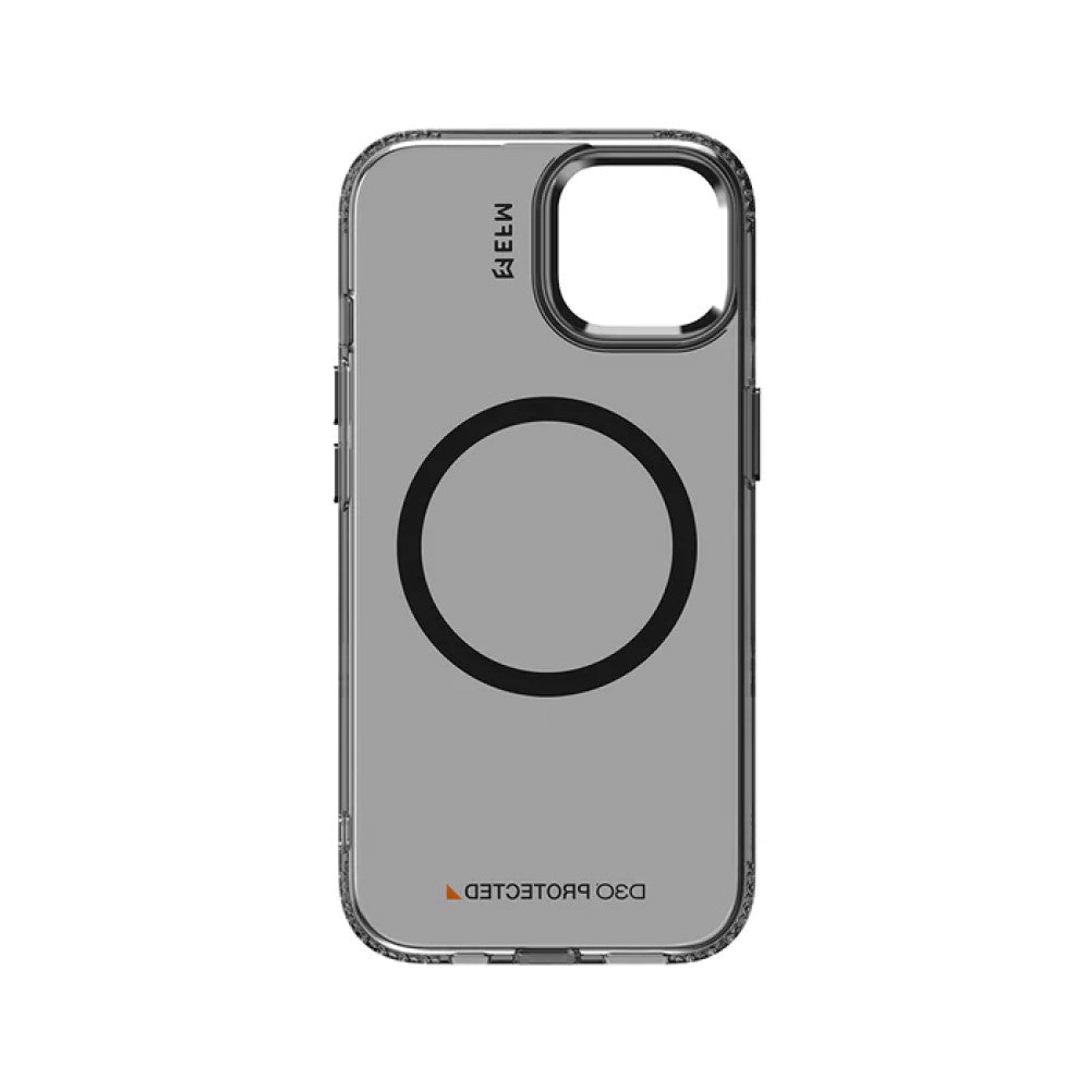 EFM Volta D3O Bio Black iPhone 15 Plus case, straight interior view
