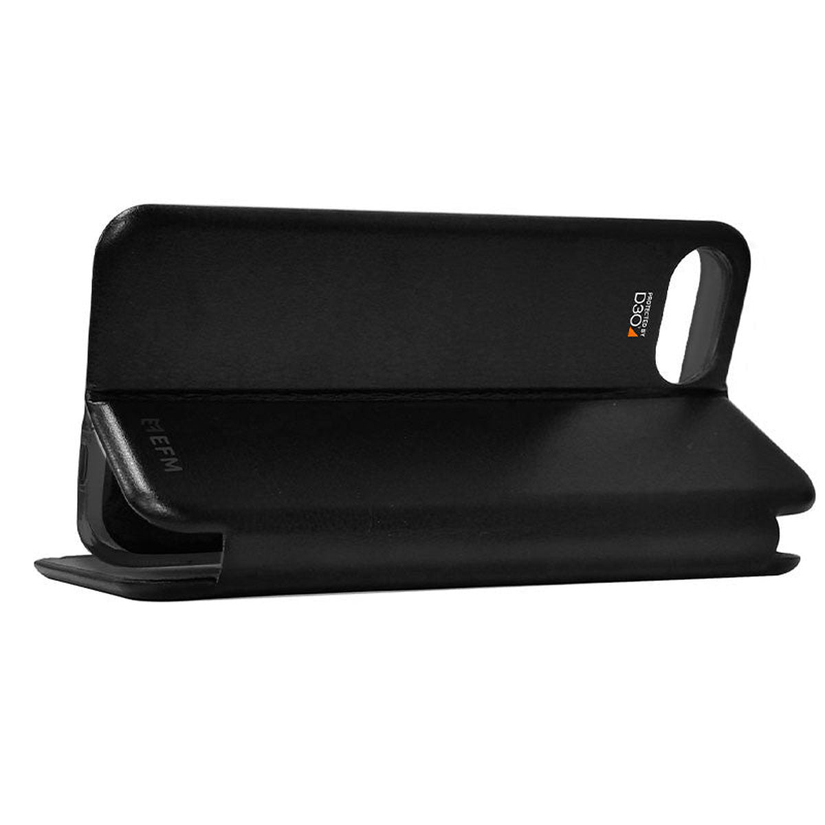 EFM Miami Wallet Case EFCTFAE149JET in Jet Black - landscape viewing stand