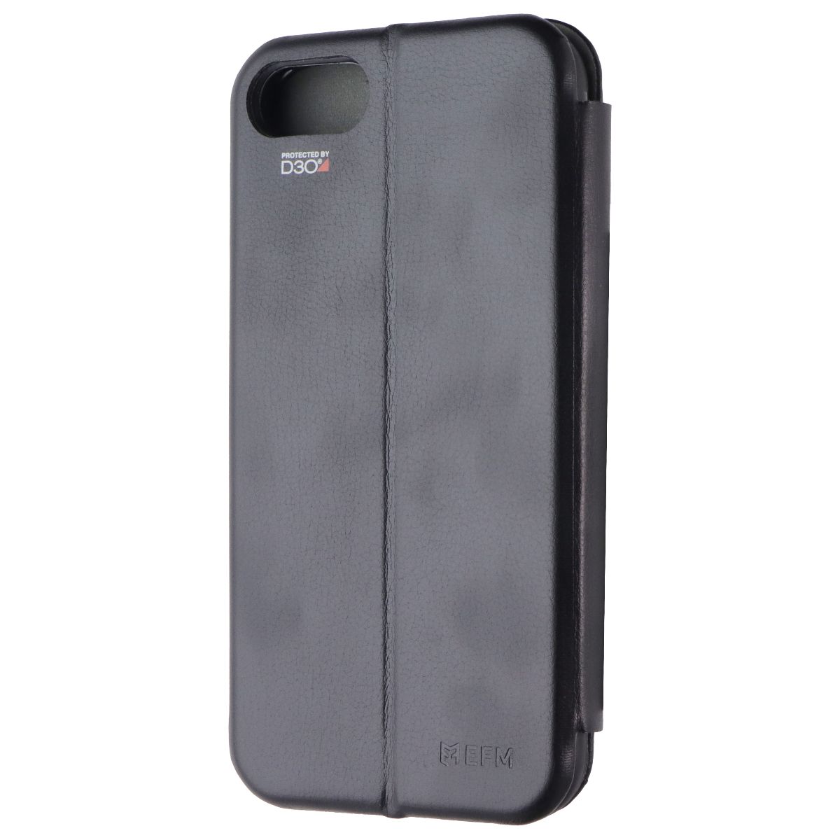 EFM Miami Wallet Case EFCTFAE149JET in Jet Black - rear left angle