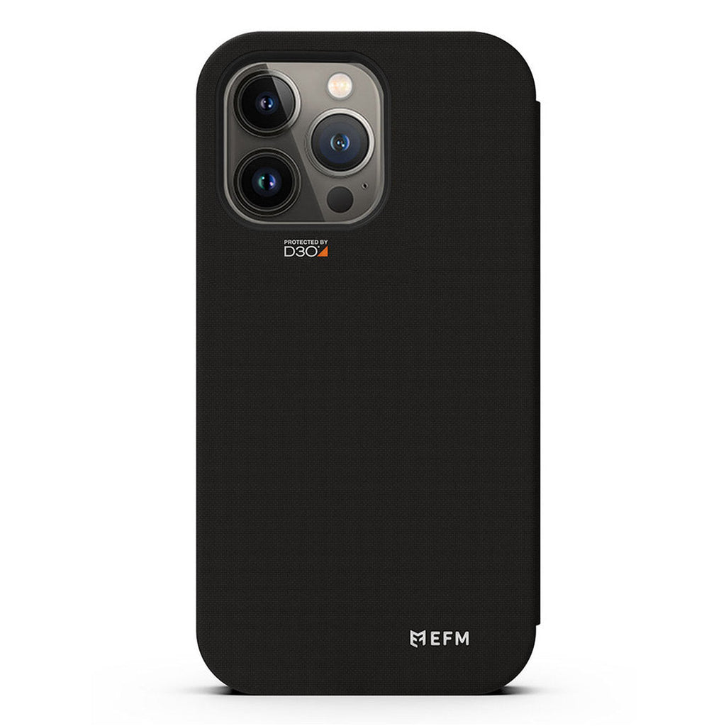 EFM Miami D3O Wallet Case for iPhone 13 Pro Max - Smoke Black - EFCMIAE193SMB