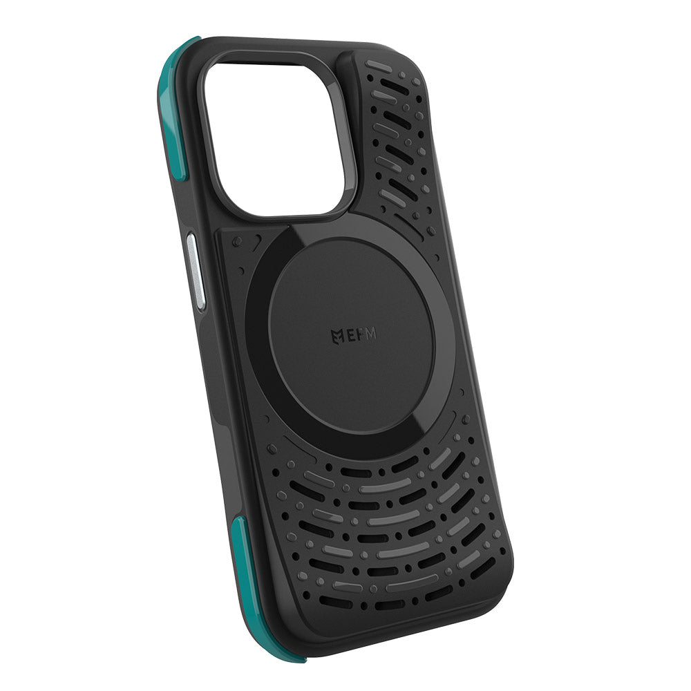 EFM Tokyo Dark Nebula case, rear angled view of the empty case