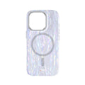 EFM Volta D3O Bio MagSafe case for iPhone 16 Pro in Mother of Pearl, rear view