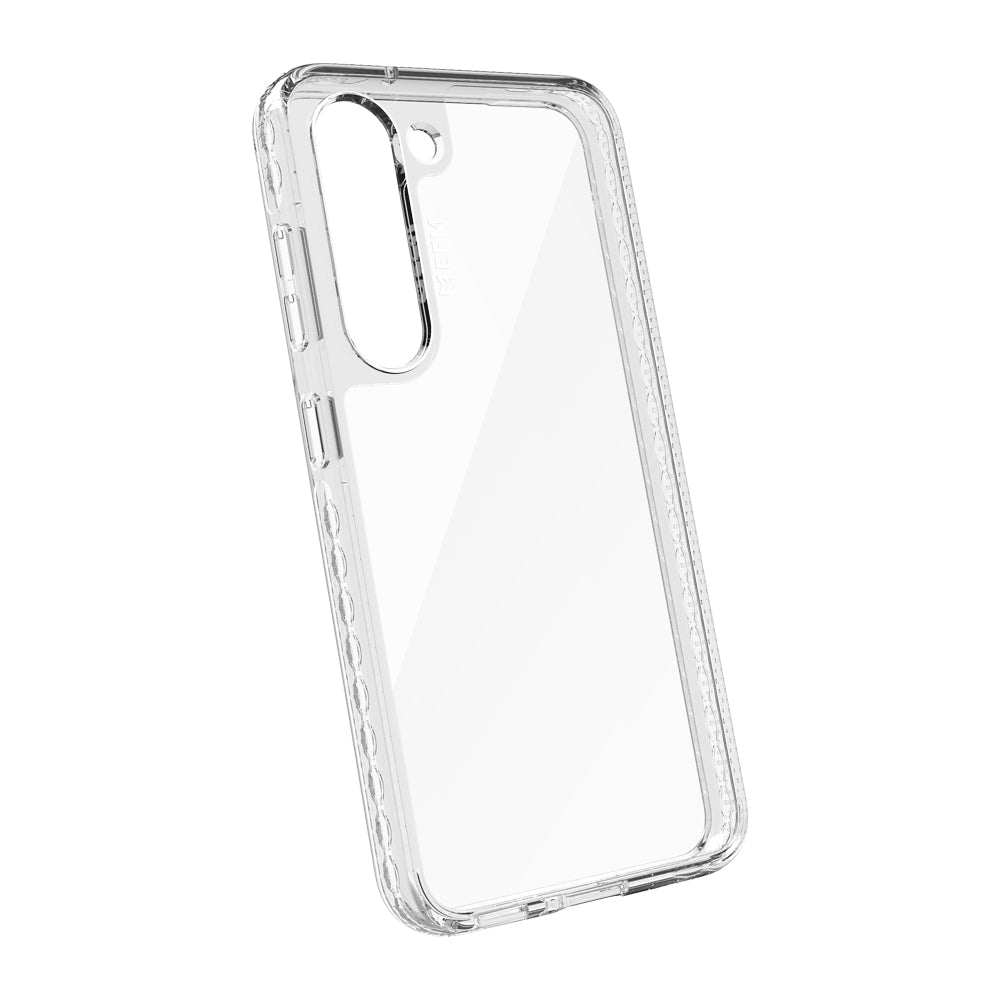 EFM Zurich Samsung Galaxy S23 clear case, opposite exterior angle