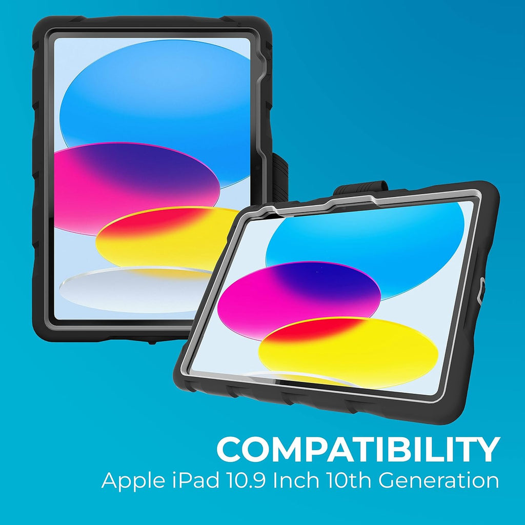 Gumdrop Hideaway 03A011 case showing iPad 10th generation compatibility