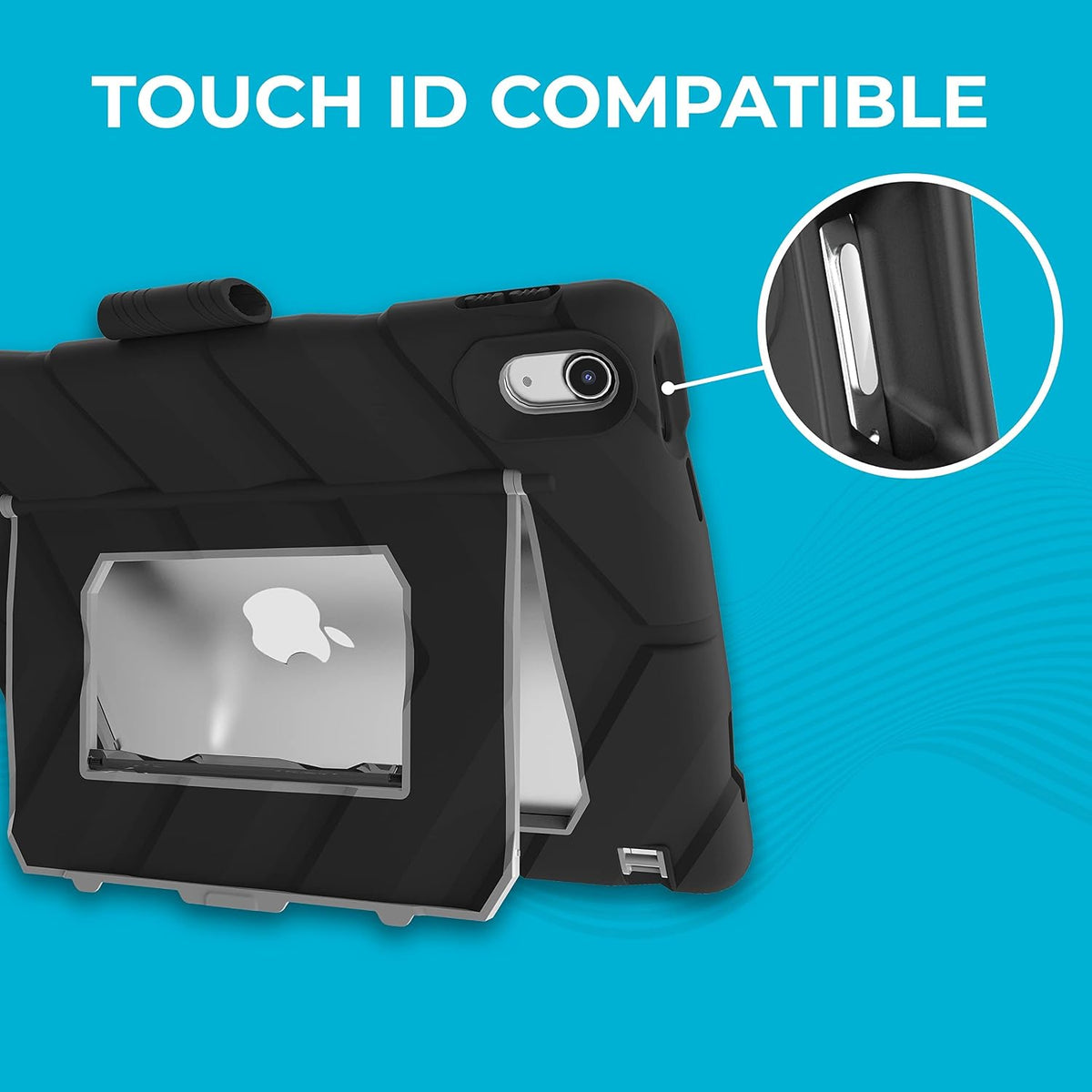 Gumdrop Hideaway 03A011 case with accessible Touch ID button