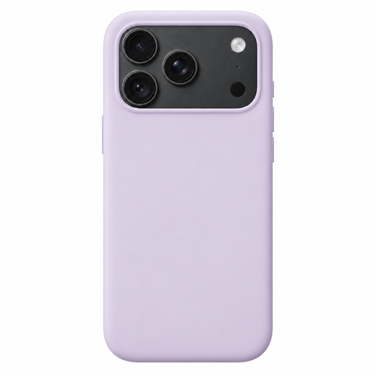 Mobile Cove Purple soft-touch case for iPhone 18 Pro — digitally prepared rear-view product visualisation