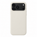 Mobile Cove Beige soft-touch case for iPhone 18 Pro Max — digitally prepared rear-view product visualisation