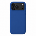 Mobile Cove Deep Blue soft-touch case for iPhone 18 Pro Max — digitally prepared rear-view product visualisation