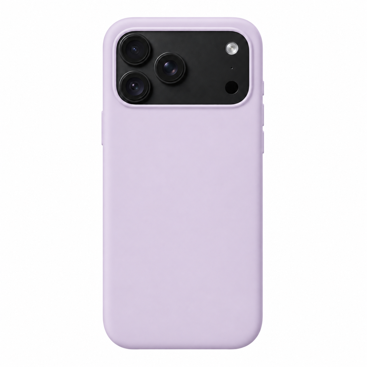 Mobile Cove Purple soft-touch case for iPhone 18 Pro Max — digitally prepared rear-view product visualisation