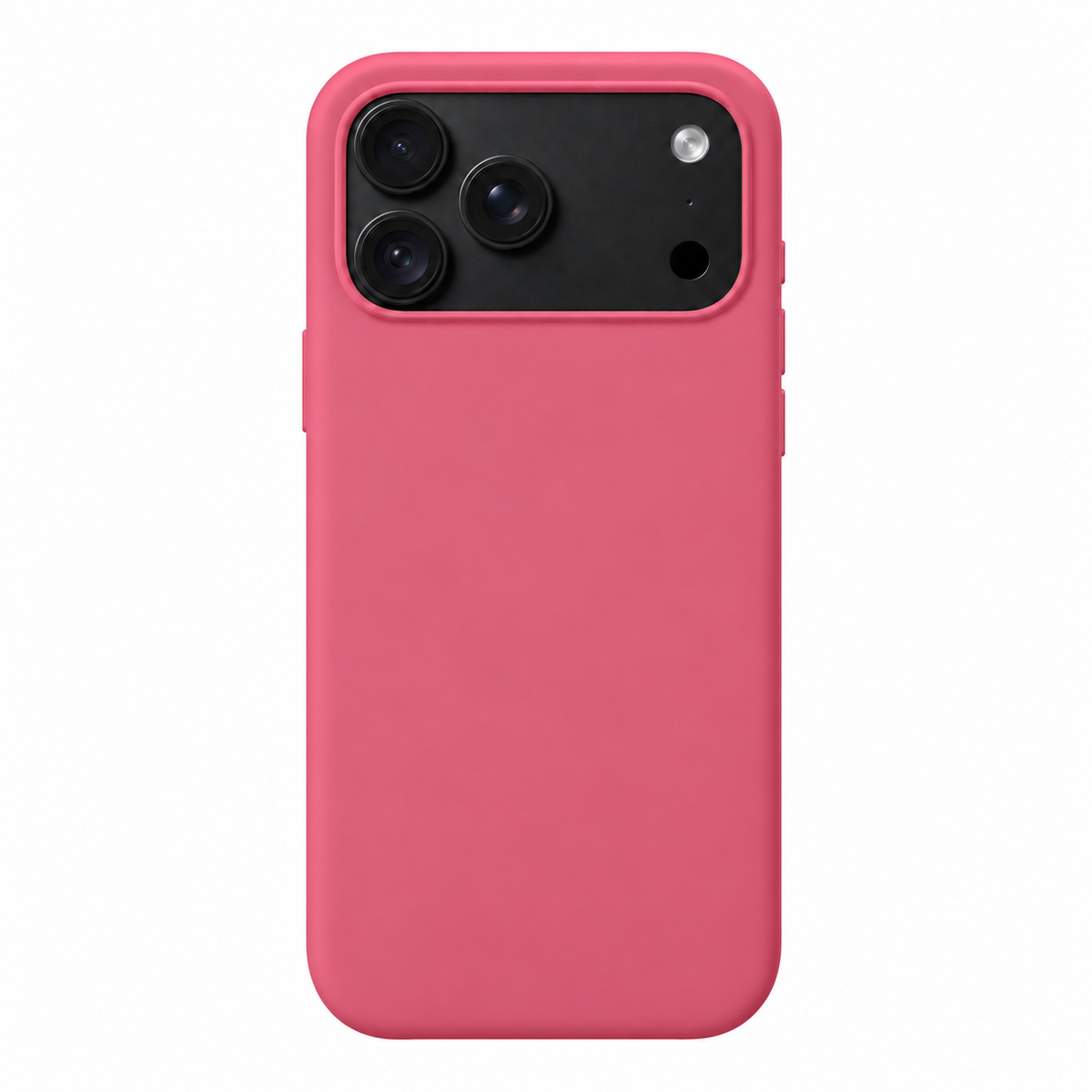 Mobile Cove Red soft-touch case for iPhone 18 Pro Max — digitally prepared rear-view product visualisation